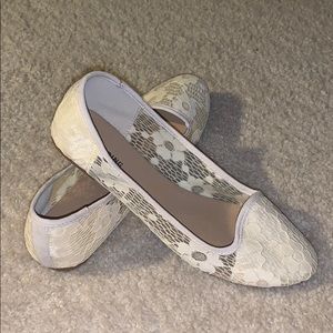 Call it Spring Creme Lace Flats - never been used!